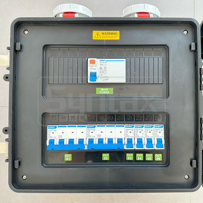 Syntax MP24 Temporary Site Power Distribution Units And Boards 32A Event For Mozambique Market
