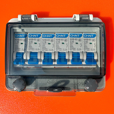 Syntax MS8 Single Phase 16A HDPE Portable Distribution Box IP67 With Extension Cable 1 Meter With Handle 490x290x255mm
