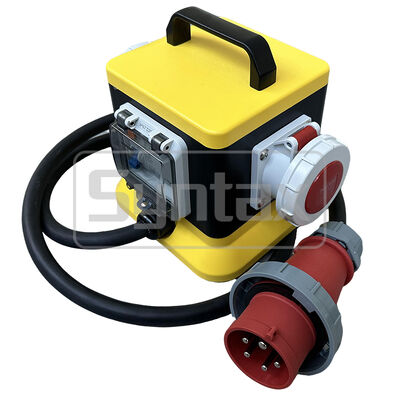 Syntax MZ6 IP67 Waterproof Portable Distribution Box 32A/5P Three Phase 400v With 1.8m built-in Power Cord Outdoors 20*20*21.5CM