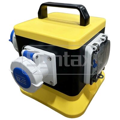 Syntax MZ6 IP67 Waterproof Industrial Portable Distribution Box 32A/3P Single Phase 230v Outdoors Yellow & Black Box 20*20*21.5CM