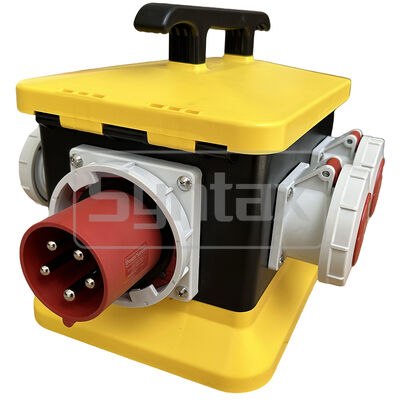 Syntax MZ12 IP67 Waterproof Portable Power Distribution Boards For 63A 400v Three Phase Electrical Supply Outdoors 308*238*277mm