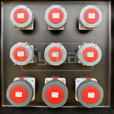 Syntax MD3 Three Phase 200A/5P 400V Event Power Distribution Board HDPE IP67 Waterproof With Schneider MCCB 630x430x680mm