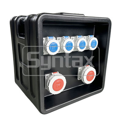 Syntax MD1 Three Phase 100AMP HDPE Portable Distribution Box IP67 Waterproof with Differential Protection