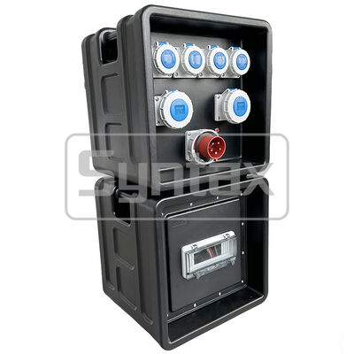 Syntax MD1 Three Phase 32AMP/5P HDPE Portable Distribution Box IP67 Waterproof for Industrial and Event Use