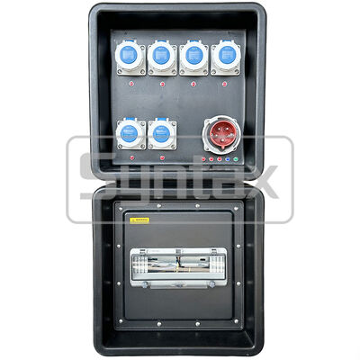 Syntax MD1 Three Phase 32AMP/5P HDPE Portable Distribution Boxes IP67 Waterproof For FIFA Sporting Events In Qatar