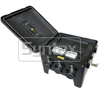Syntax MP24 IP67 NEMA Waterproof Spider Box Temp Power Supply Electrical Power Distribution Input 200A 120/208V Duplex Receptacle