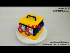 Syntax MZ8 صندوق توزيع الطاقة المؤقت IP67 بلاستيك 32A 260 * 260 * 245 مم