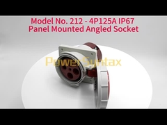 ارتفاع تيار 125A 3 المرحلة الصناعية المقبس الميل نوع 975G الوزن