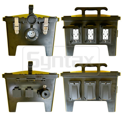 حروف التعبير MP24 عازلة للماء وحدة توزيع الطاقة المحمولة 50A مرحلة واحدة 2-قطب 4 سلك UL/ETL المشار إليها