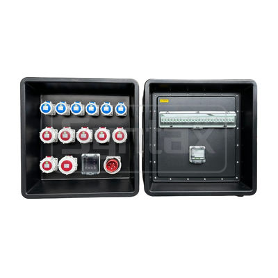 لوحات توزيع الطاقة Syntax MD3 5P 32A 400V 3PH HDPE IP67 مع قواطع Schneider لتوفير الطاقة للمناسبات 630x430x680 مم